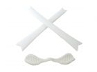 Galaxy Replacement Nose Pads & Earsocks Rubber Kits For Oakley Radar Path White Color